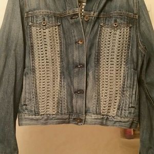 RAG & BONE CROCHET JEAN JACKET